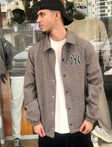 NEW ERA MLB CHECK COACHES JCKT NEYYAN 60758728 | Brown