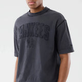 NEW ERA MLB Washed Boxy Tee Neyyan 60771645 | Black
