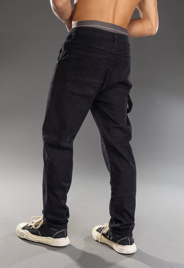 Nammos Fil Rouge Baggy Drill Pants | Black