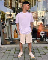 PepeJeans ברמודה פשתן פסים PM8000070 844 | Beige