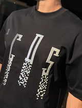 GCDS Men Oversize T-Shirt GC261MT36 001 | Black