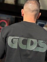 GCDS Men Stright T-Shirt GC252MT12 001 | Black