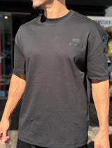 GCDS Men Oversize T-Shirt GC252MT06 001 | Black