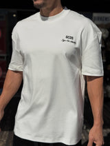 GCDS Men Oversize T-Shirt GC252MT06 101 | White