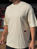 GCDS Men OverSize T-Shirt GC261MT04-101 | Cream