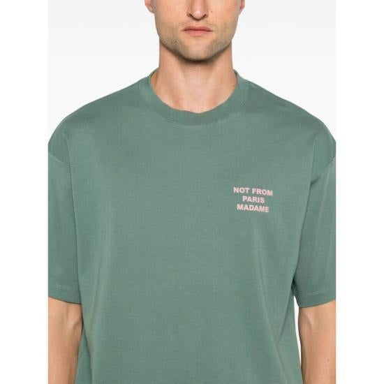 Drole de Monsieur Le T-Shirt Sloga E-TS203-CO002 | Dark Green