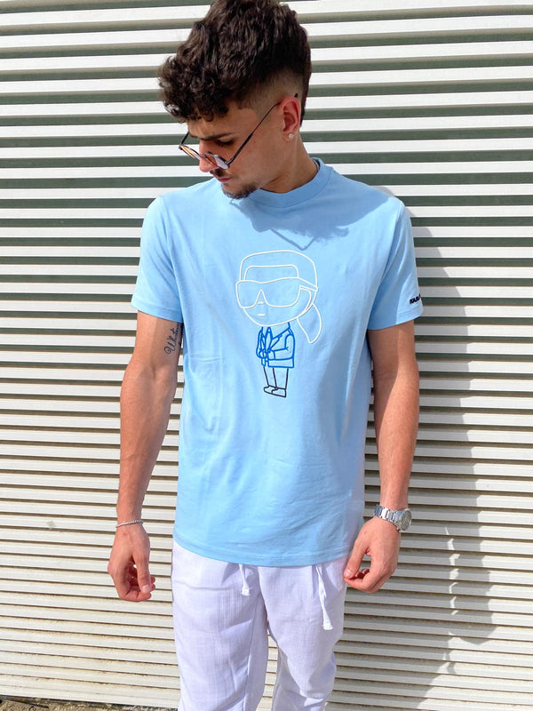 KARL LAGERFELD T-Shirt 755401 541221  | Light Blue