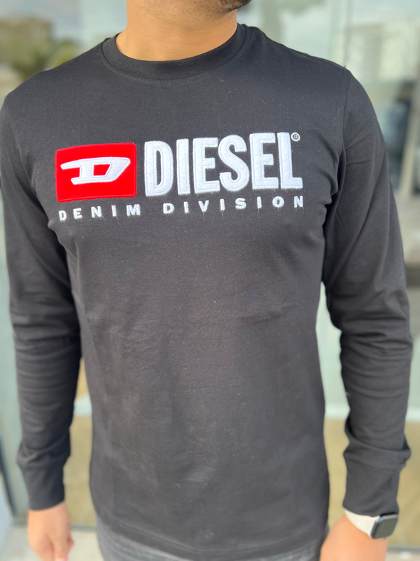 DISEL Long sleeve Logo l Black