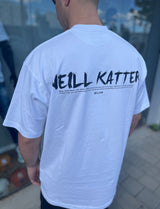 NEILL KATTER T-shirt OVER SIZE | WHITE