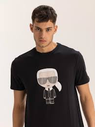 KARL LAGERFELD T-SHIRT | Black