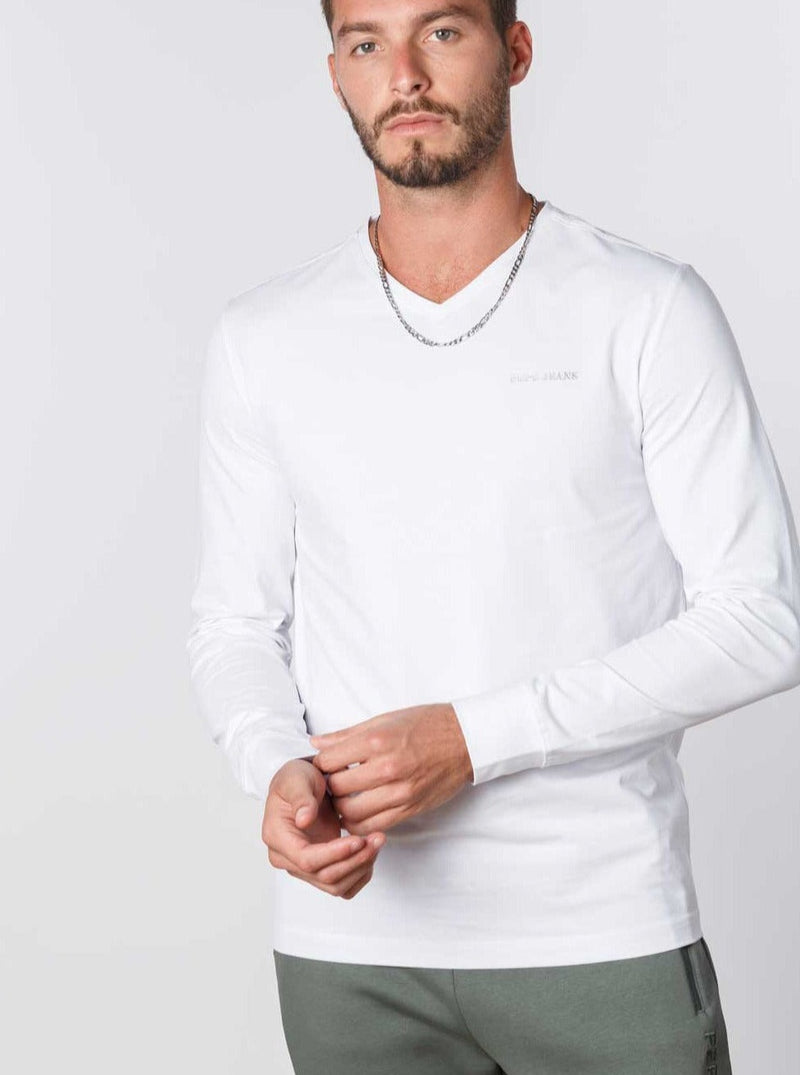 Pepe jeans V Long Sleeve | White